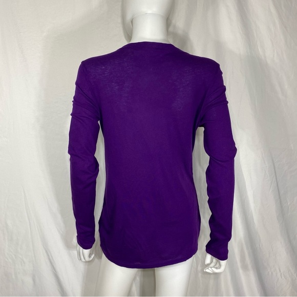 Old Navy Purple Deep V-Neck Lightweight Knit Cardigan - Picture 3 of 7